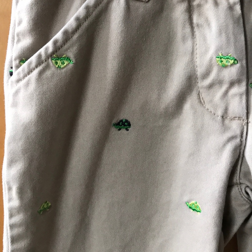#46 Gymboree turtle khakis - Picture 2 of 3